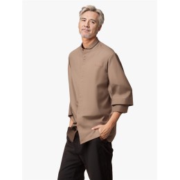 Design housekeeping department uniforms for men, customized Liting hotel uniforms, hotel uniform design company, enterprise collar, brown HL054 Design housekeeping department uniforms for men, customized Liting hotel uniforms, hotel uniform design company, enterprise collar, brown HL054